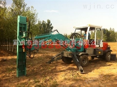 挖掘机挖坑机 螺旋式打桩机装载机 可装于挖掘机上使用